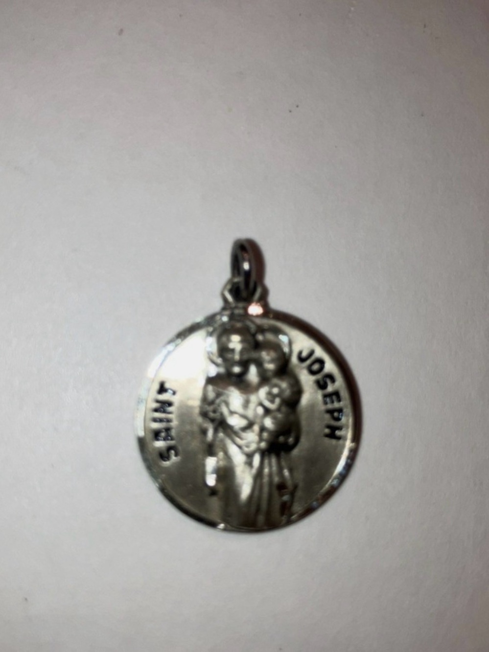 Saint Joseph Creed Sterling Silver Medal - Picture 2 of 5